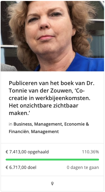 crowdfunding tonnie van der zouwen